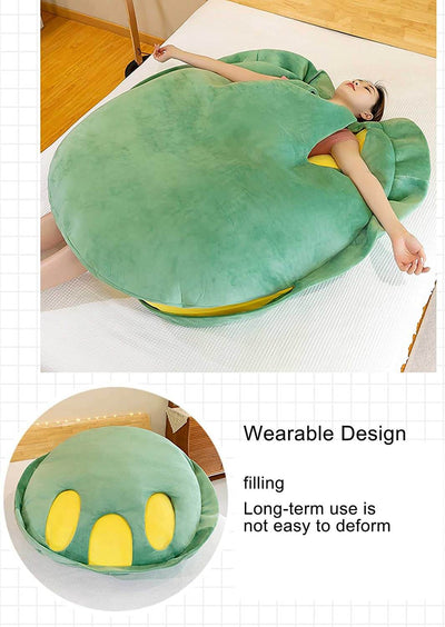 Wearable Turtle Shell Pillows - Green - EverydayGoodies