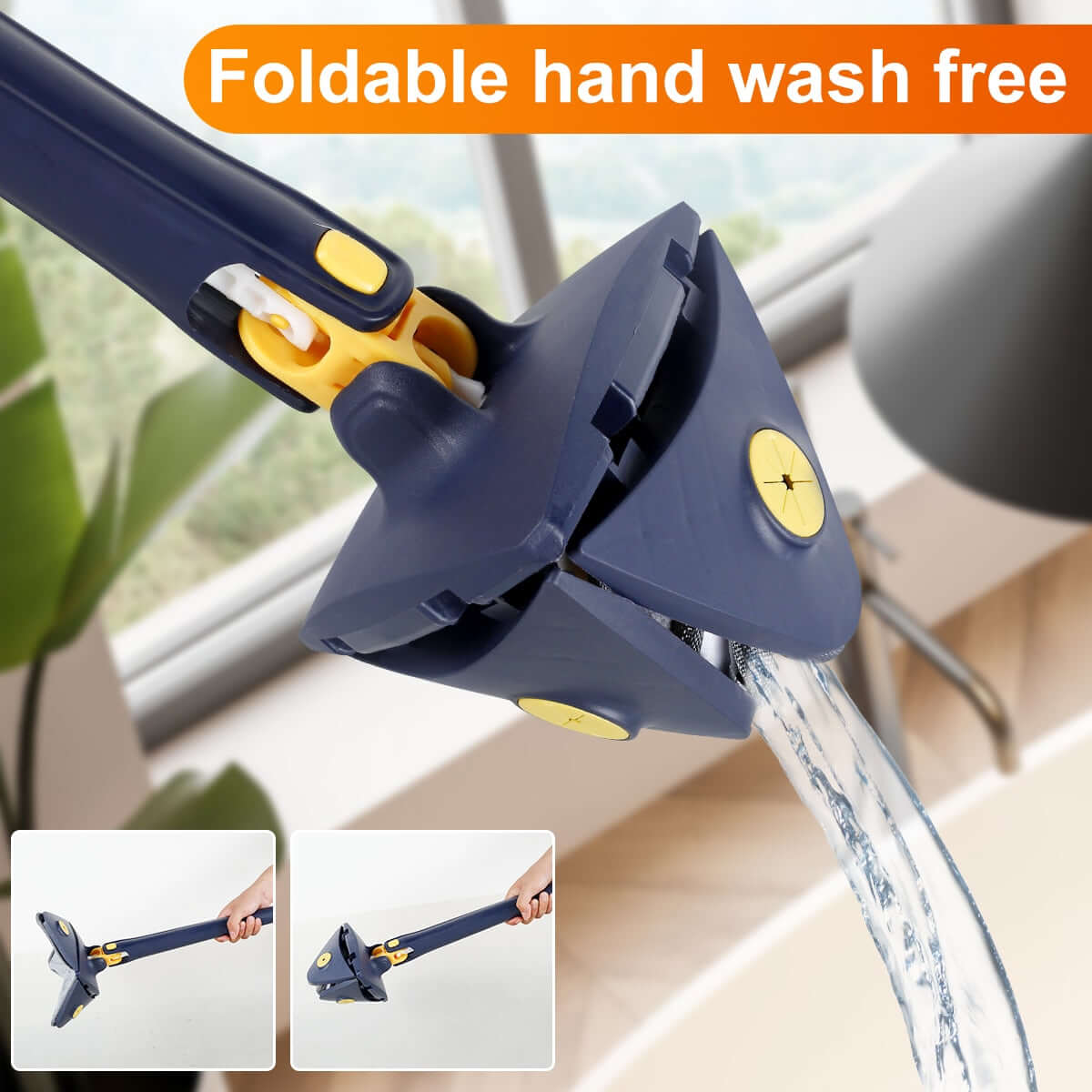 Self-Squeeze Triangular Mop - EverydayGoodies