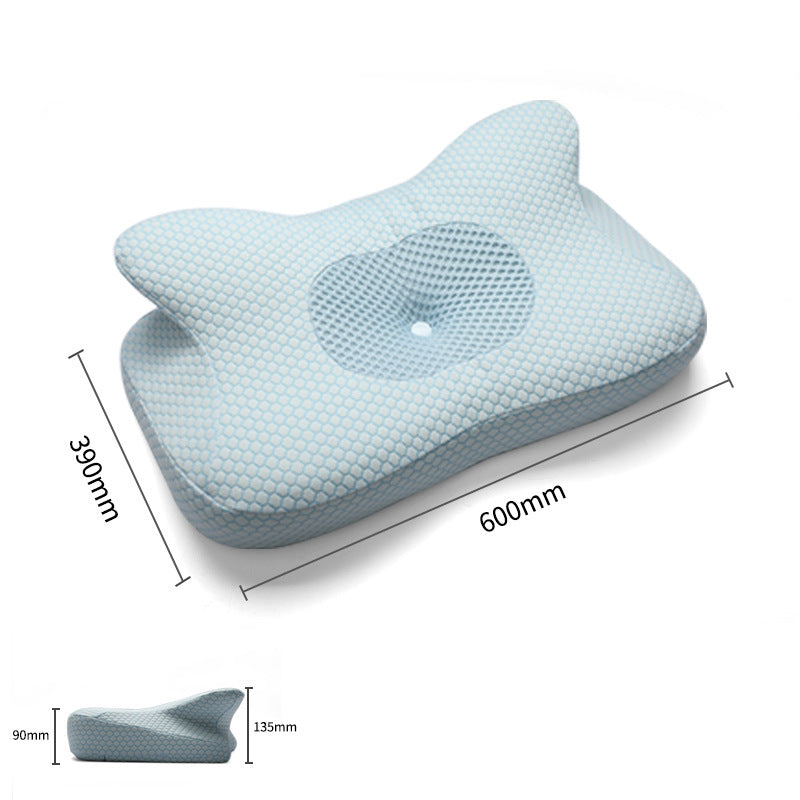 Memory Foam Butterfly Horn Pillow Sleep Neck Pillow Zero Pressure